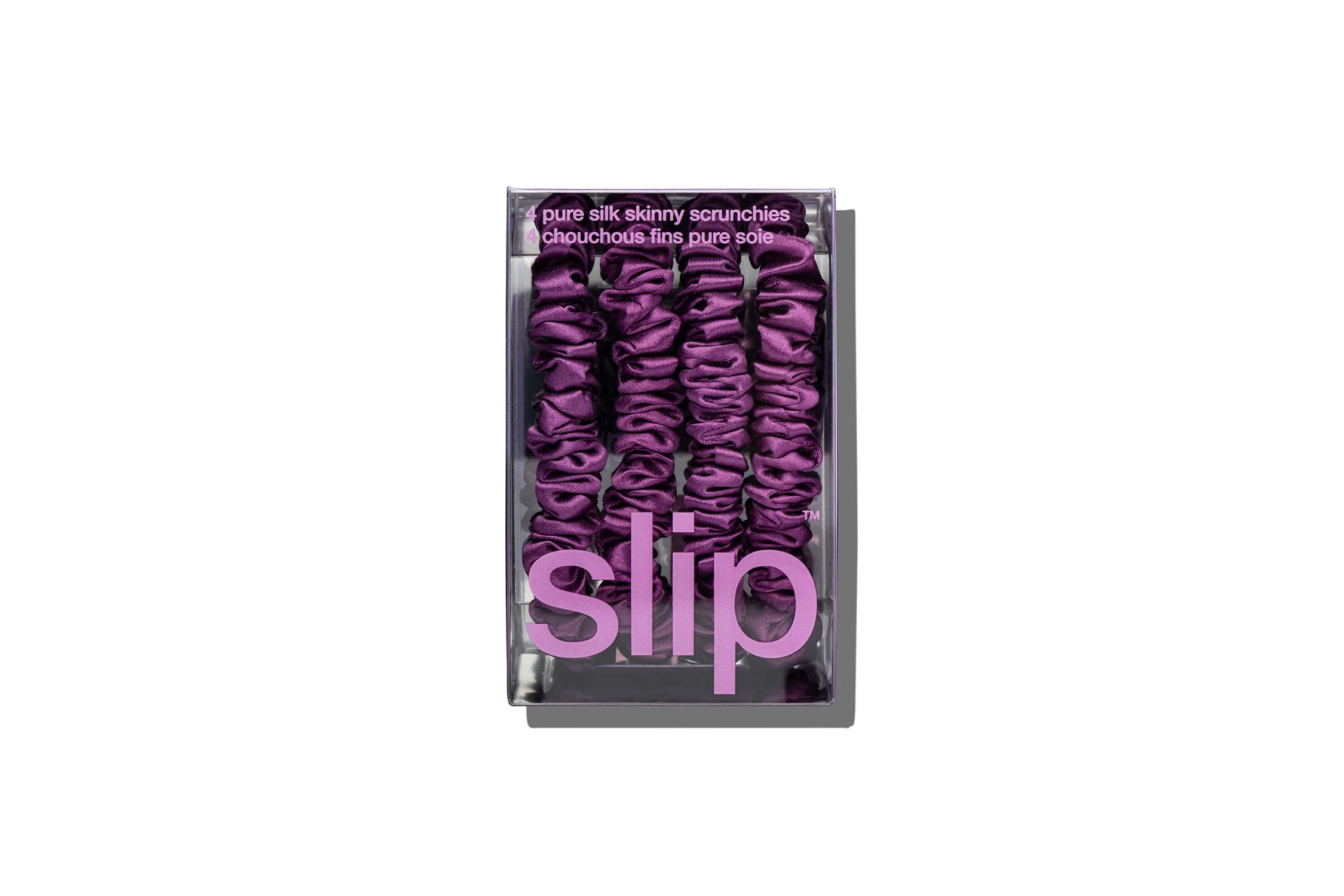 Back to School Dark Purple Skinny Scrunchies - Image 3