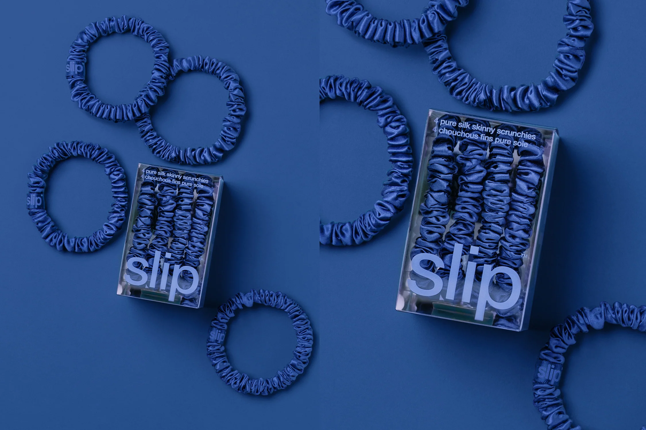 Back to School Royal Blue Skinny Scrunchies - Image 5