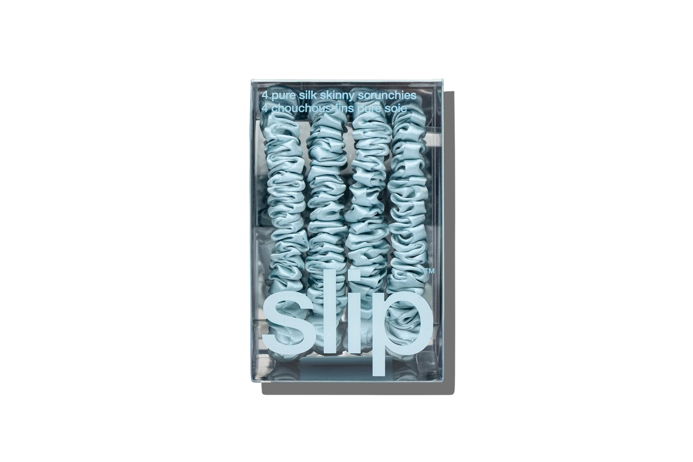 Back to School Sky Blue Skinny Scrunchies - Image 3