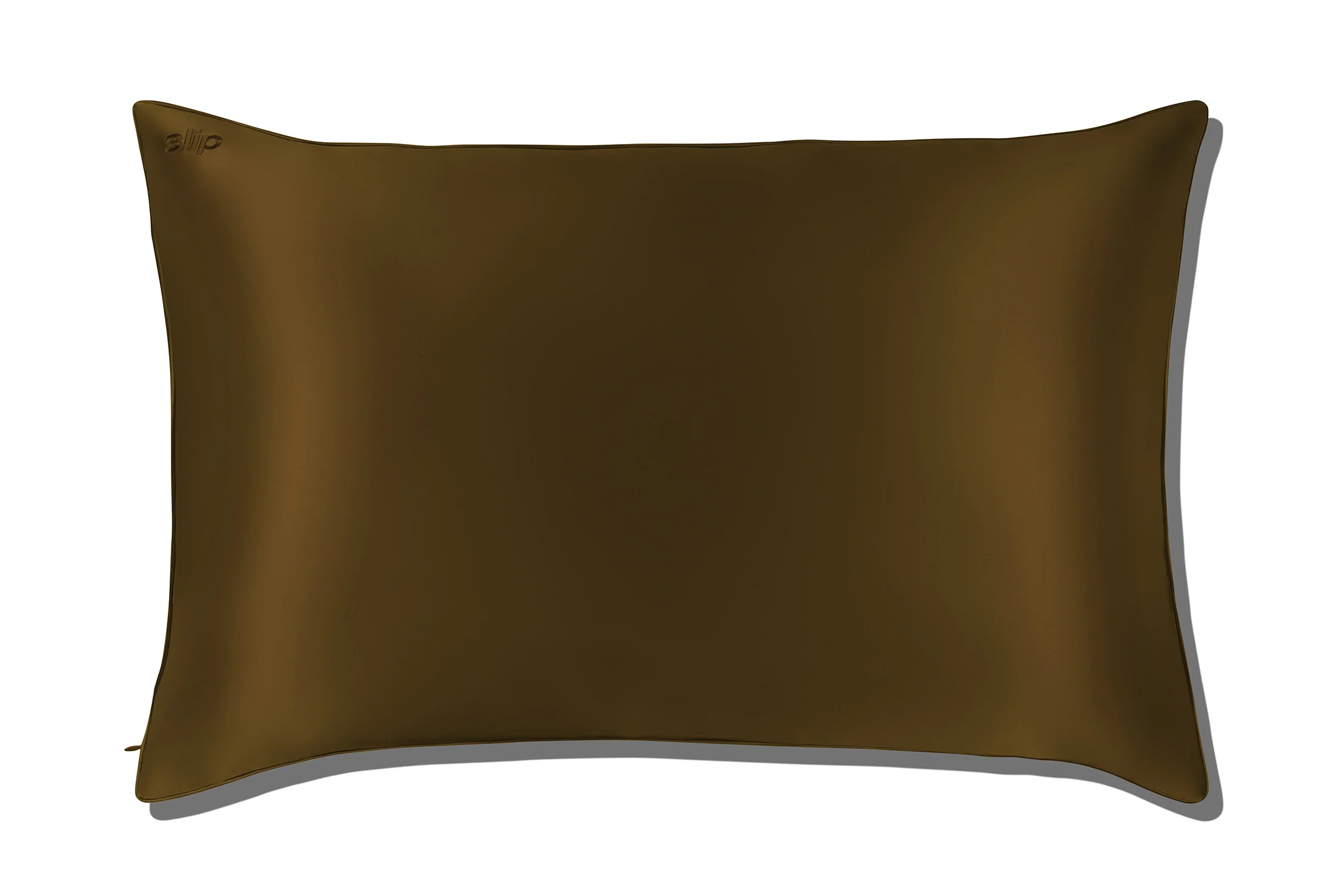 Dark Brown Queen Zippered Pillowcase - Image 2