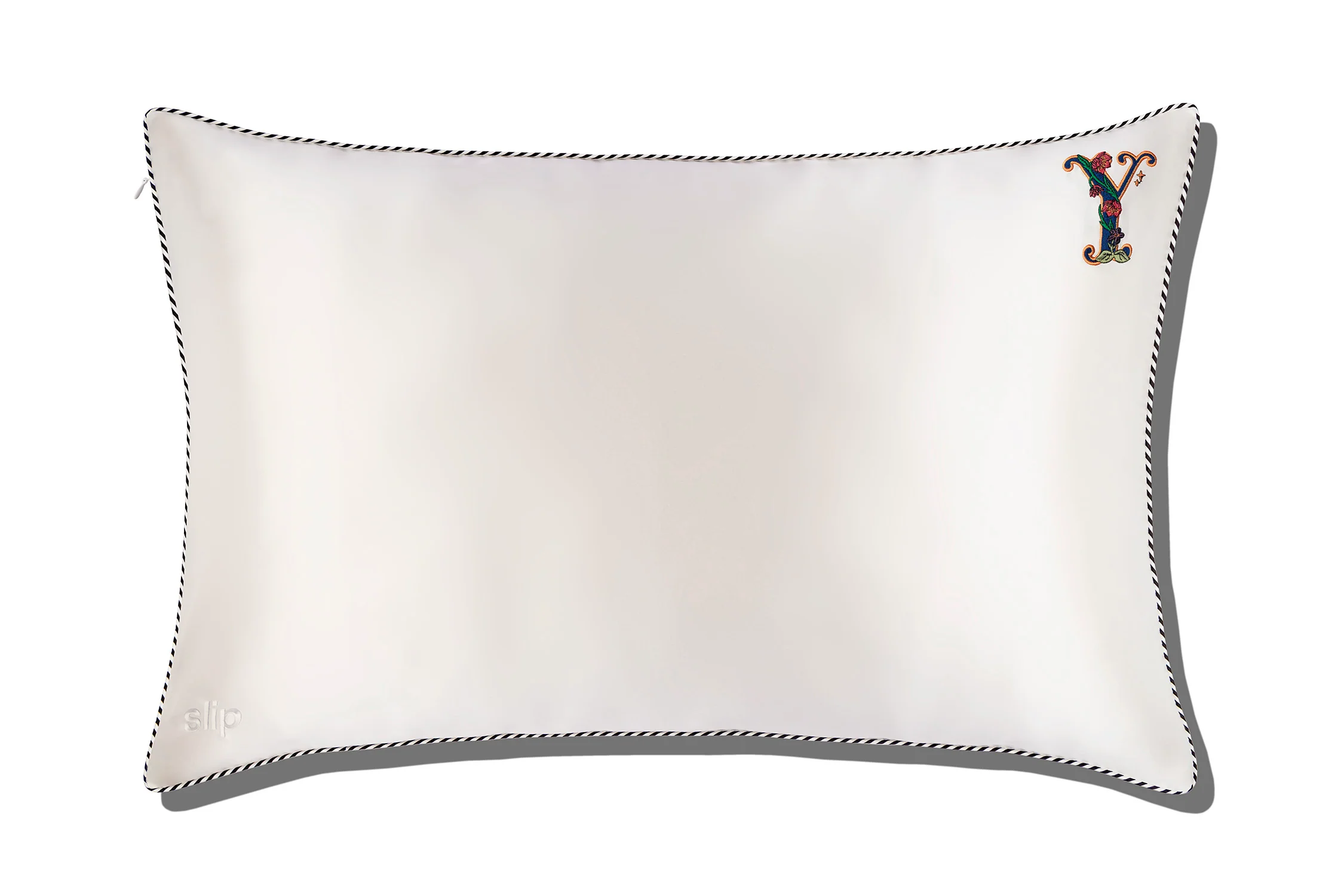 Initial Collection White Queen Zippered Pillowcase - Image 28