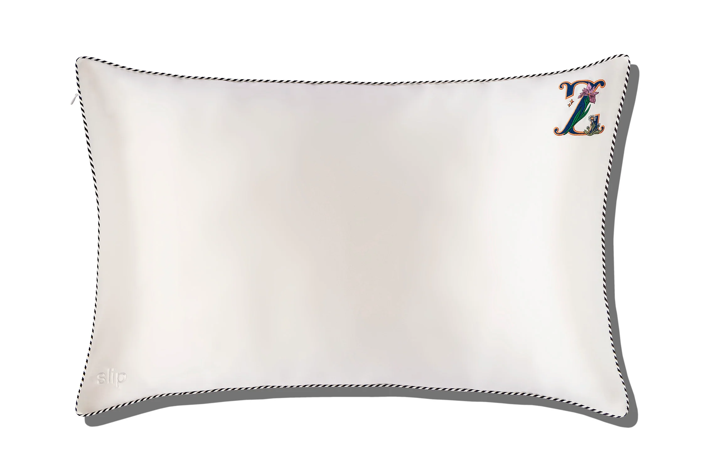 Initial Collection White Queen Zippered Pillowcase - Image 29