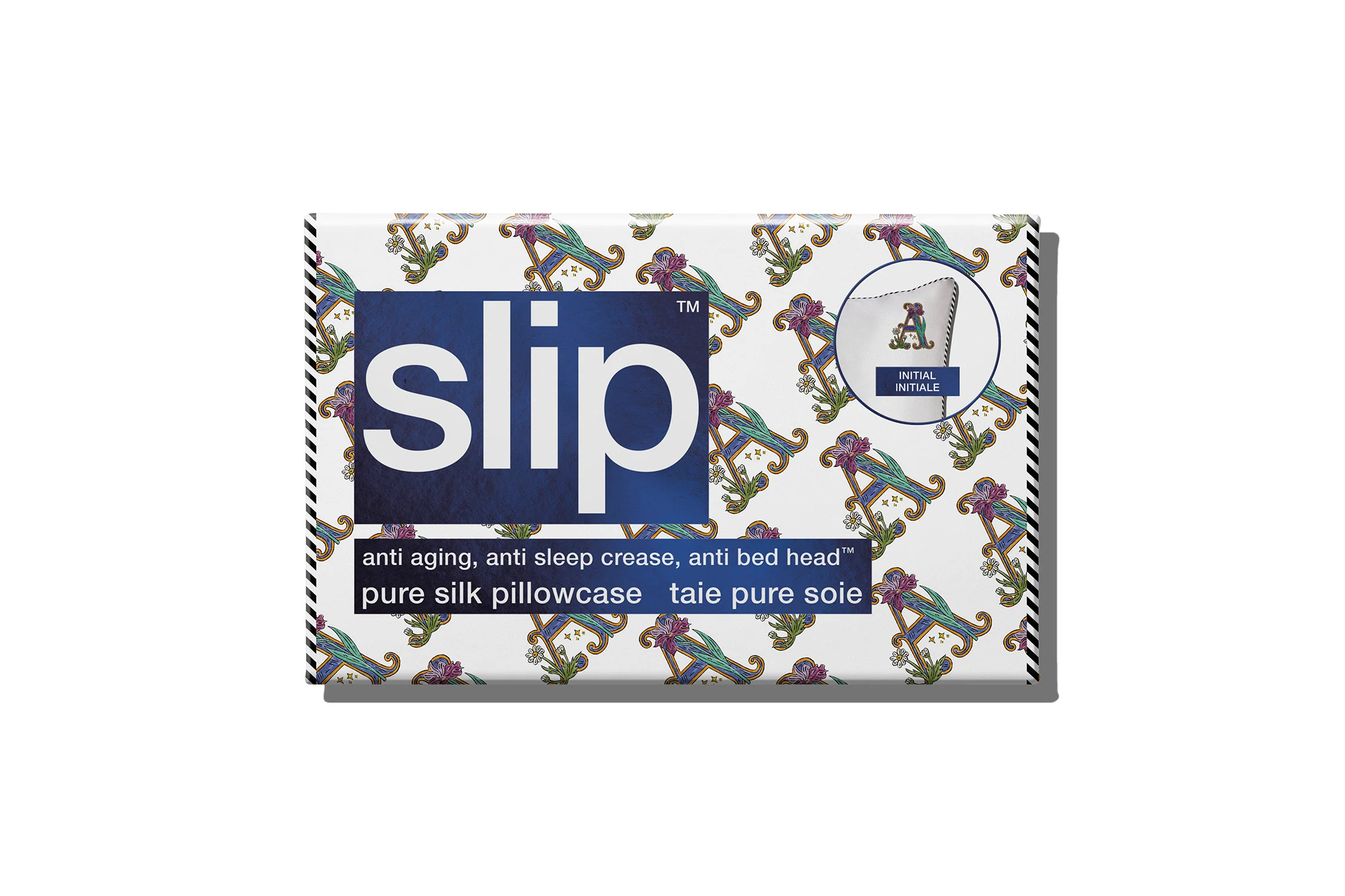 Initial Collection White Queen Zippered Pillowcase - Image 3