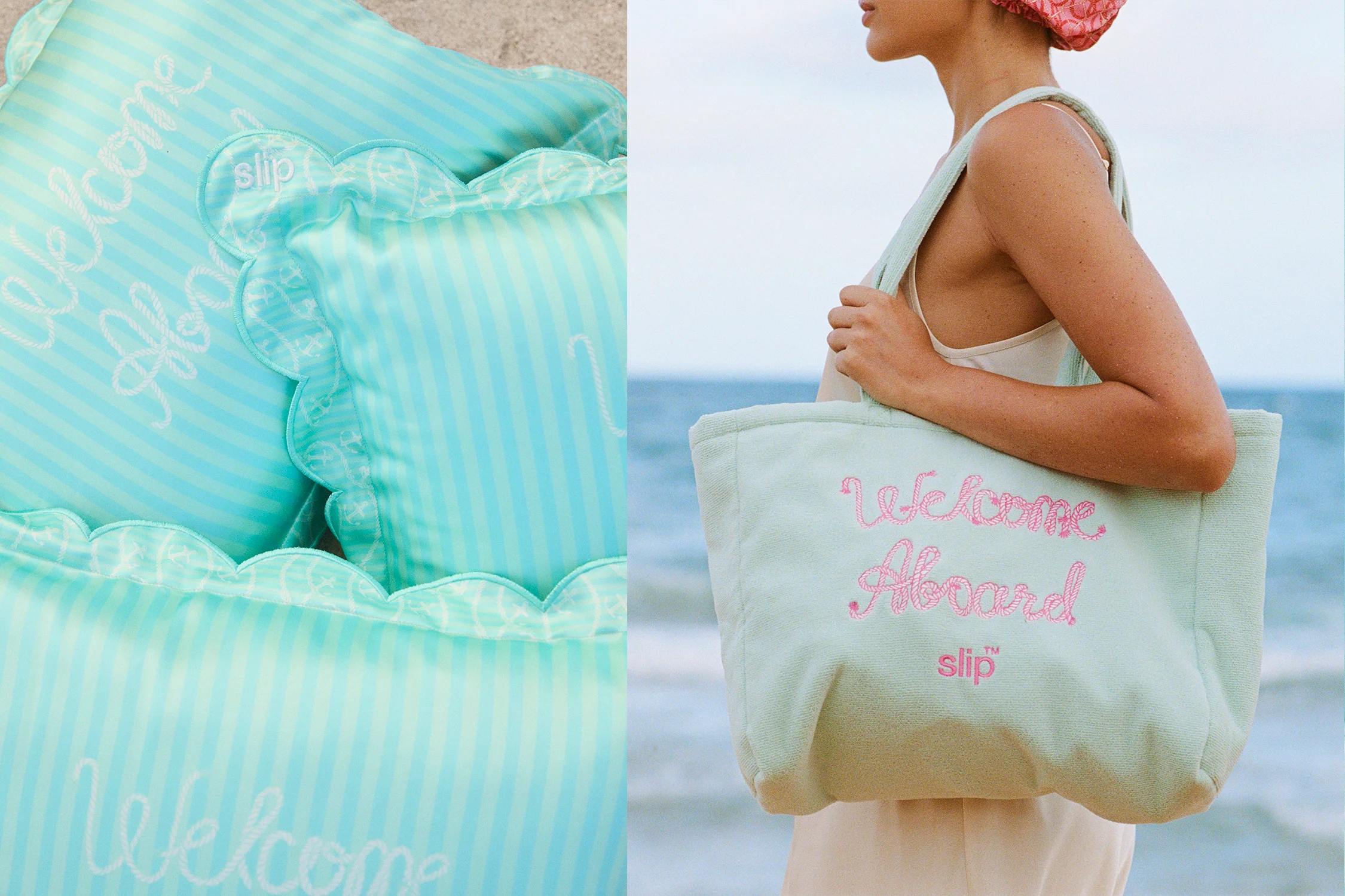 Les Vacances Travel Pillow with Complimentary Beach Bag - Image 4